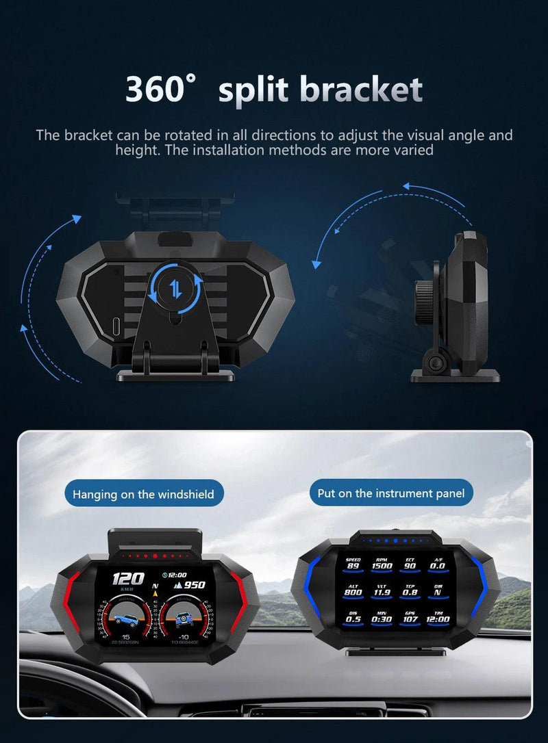 Display Digital para Carros com OBD e GPS