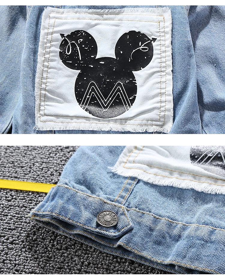 Jaqueta Jeans do Mickey para Crianças