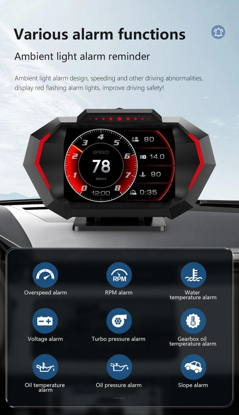 Display Digital para Carros com OBD e GPS