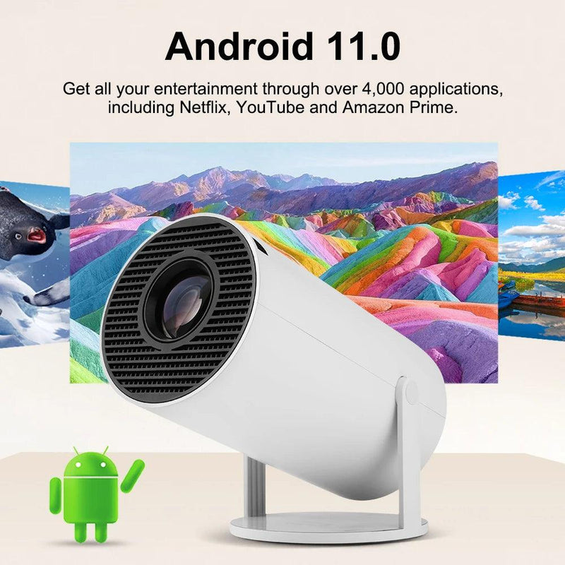 Mini Projetor Android 4K PROGAGA HY300