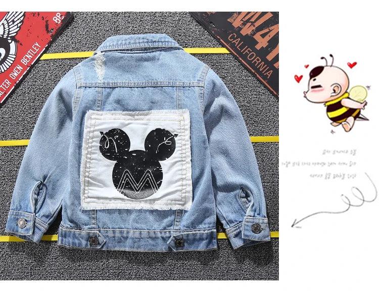 Jaqueta Jeans do Mickey para Crianças