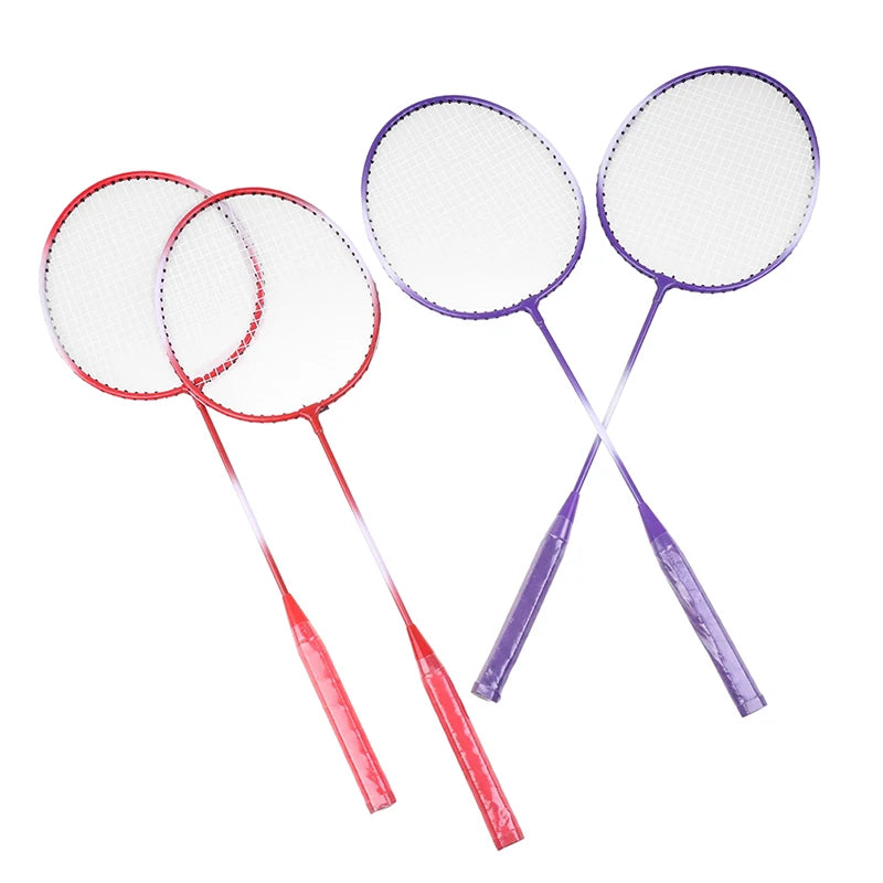 Kit Profissional de Badminton com Raquetes e Petecas