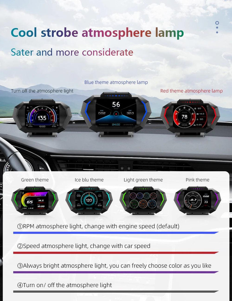 Display Digital para Carros com OBD e GPS