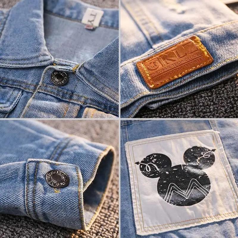 Jaqueta Jeans do Mickey para Crianças