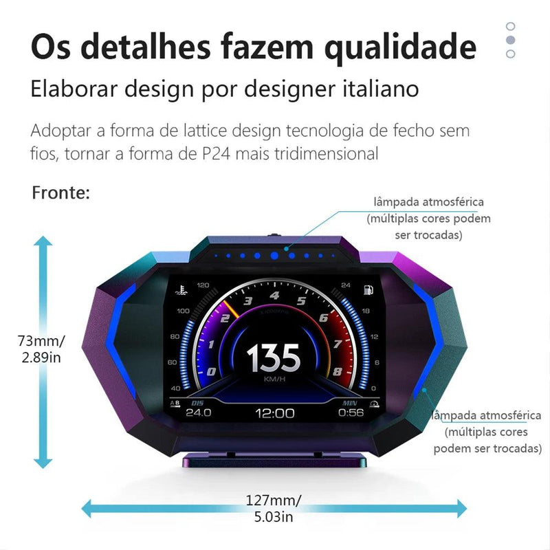 Display Digital para Carros com OBD e GPS