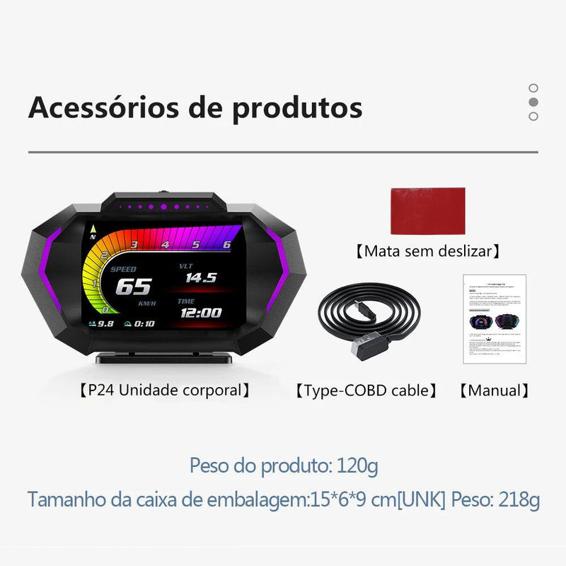 Display Digital para Carros com OBD e GPS