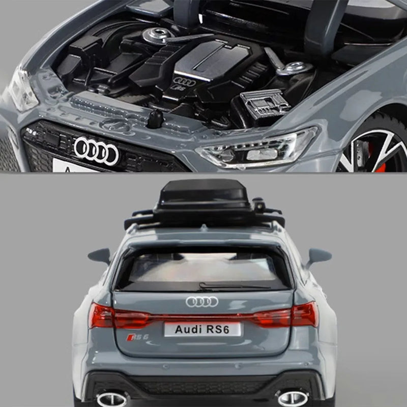 Miniatura de Carro Audi RS6 com Som e Luz